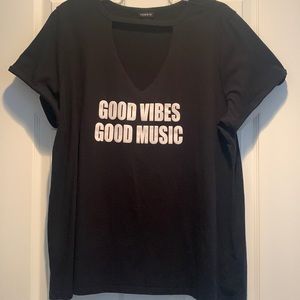 Torrid Good Vibes Good Music Tee